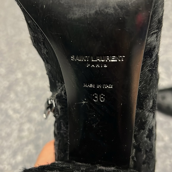 saint laurent boots with cute stars, barely used - Picture 2 of 3